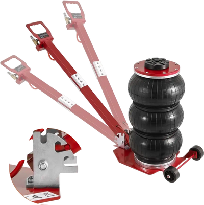 VEVOR Air Jack, 3 Ton/6600 lbs Triple Bag Air Jack, Airbag Jack with Six Steel Pipes, Lift up to 17.7