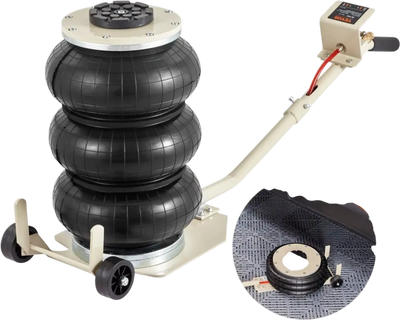 Vevor Air Jack 3 Ton Triple Bag Pneumatic Car Lift New