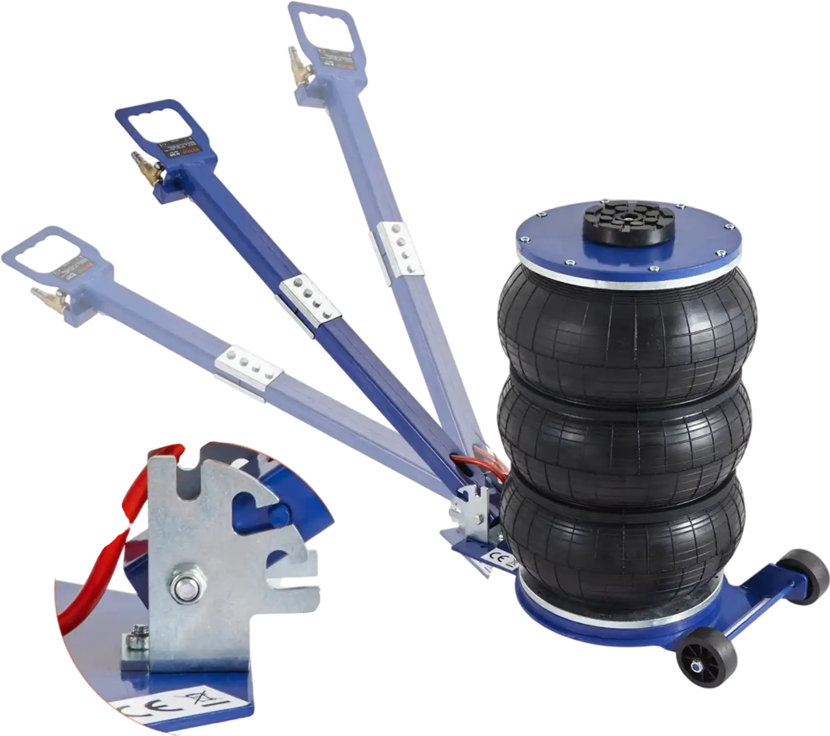 Vevor Air Jack 5 Ton 11000 lbs Triple Bag Pneumatic Car Jack New