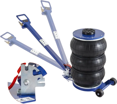 Vevor Air Jack 5 Ton 11000 lbs Triple Bag Pneumatic Car Jack New