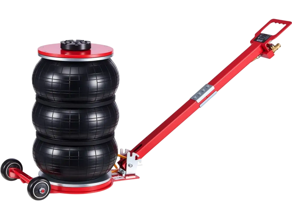 VEVOR Air Jack, 5 Ton/11023 lbs Triple Bag Air Jack, Airbag with Six Steel Pipes, Lift Up to 18.3 inch/464 mm, 4-10 s Fast Lifting Pneumatic with Adjustable Long Handle for Cars, SUVs, Pickup Trucks