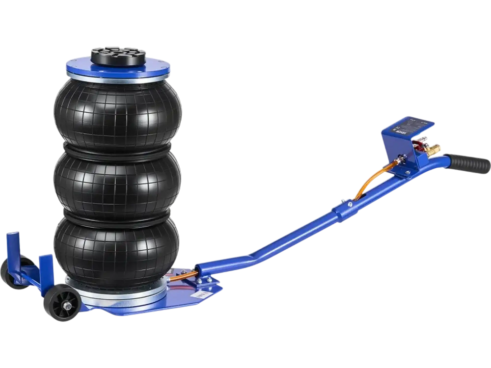 VEVOR Air Jack, 3 Ton/6613 lbs Triple Bag Air Jack, Airbag with Six Steel Pipes, Lift Up to 17.7 inch/450 mm, 1-6 s Fast Lifting Pneumatic with Long Handle & Rubber Pad for Cars, SUVs, Pickup Trucks