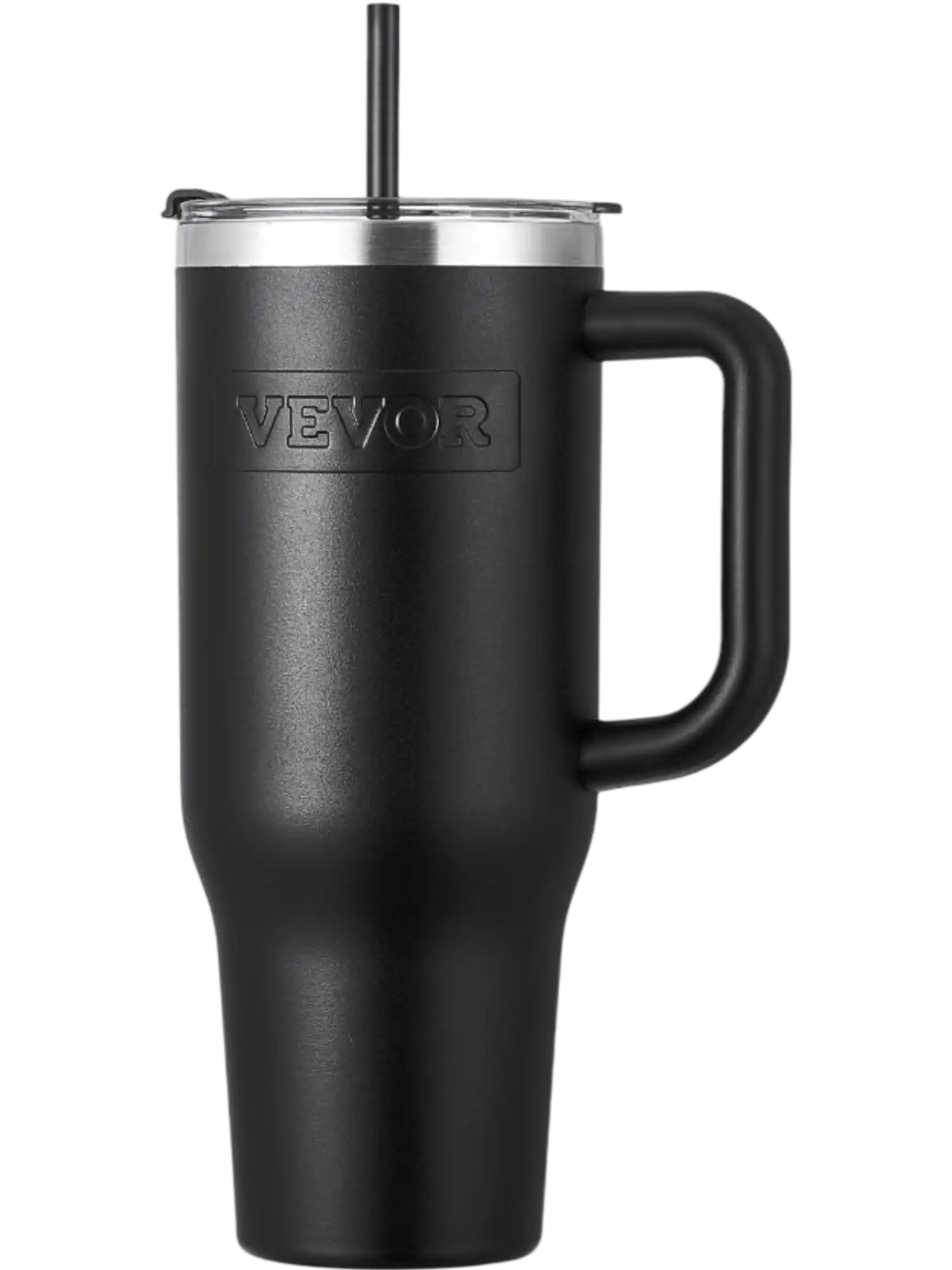 Vevor Water Bottle 40 oz Insulated Stainless Steel Travel Mug Black New