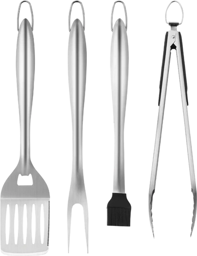 Vevor Grill Tool Set 4-Piece Stainless Steel BBQ Accessories New