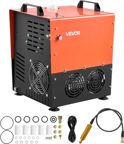 Vevor PCP Air Compressor High-Pressure Airgun Compressor with Auto Stop 5800 PSI 1500W AC120V New