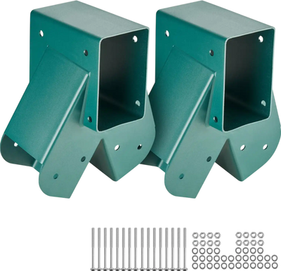 Vevor Swing Bracket A-Frame Middle Swing Set Brackets Carbon Steel Green 2 Pcs New