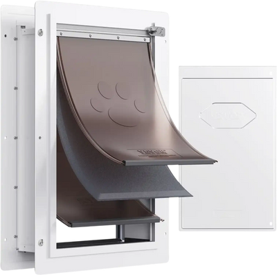 Vevor Pet Door Weatherproof Metal Frame Wall Mount 12.28