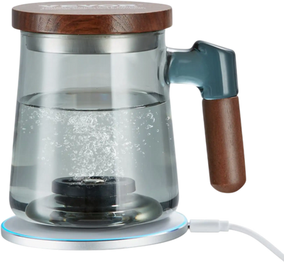 Vevor Hydrogen Water Cup Portable SPE Ionizer with Wireless Charging Base New