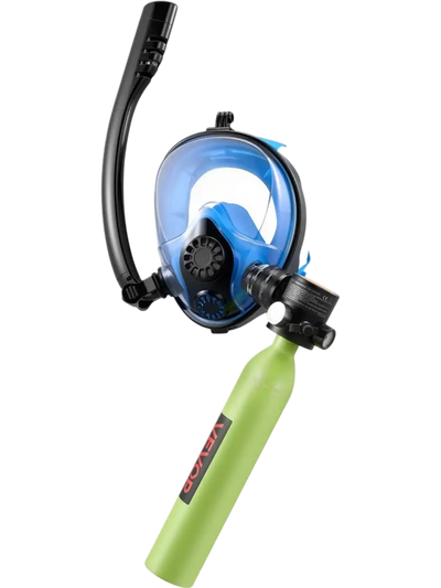 Vevor Mini Scuba Tank 0.5 L Portable Diving Tank with Snorkel Mask New