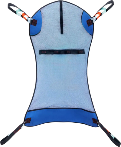 VEVOR Universal Full Body Patient Lift Sling, Patient Lift Medical Sling for Easy Transfer and Bathing, Polyester Patient Aid Transfer Sling for Elderly Bariatric Disabled Bedridden, 400LBS Capacity
