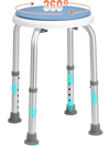 VEVOR Shower Chair for Inside Shower, 360 Degree Swivel Shower Seat, Adjustable Height Shower Stool, Non-Slip Bench Bathtub Seat Stool for Elderly Disabled Adults Handicap, 300 lbs Capacity