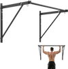 VEVOR Pull Up Bar, 50 in Width Wall Mounted Pull Ups, Adjustable Depth 22" or 30" from Wall, Heavy Duty Steel Upper Body Workout Bars, 440 lbs Weight Capacity Chin Up Training Station, for Home Gym