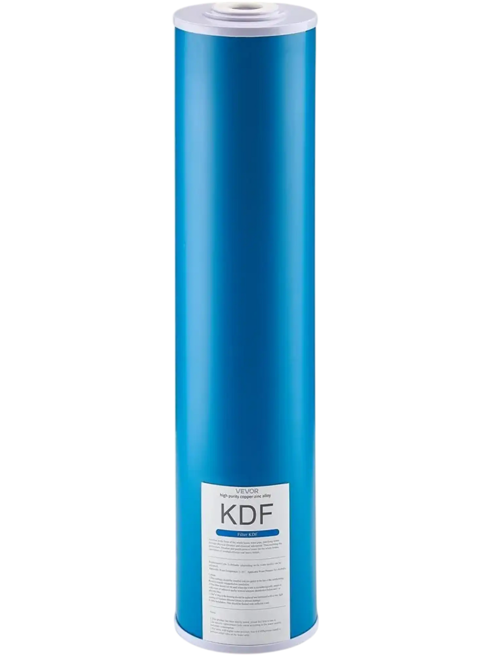 VEVOR Whole House Water Filter Replacement Cartridge, 4.5" x 20" Coconut Shell Activated Carbon KDF Filter for Whole Home Water Filtration System, Reduce Heavy Metal, Chlorine, Taste, Odor