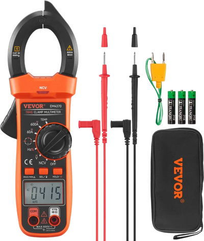 Vevor Clamp Meter Digital True RMS AC/DC Multimeter New