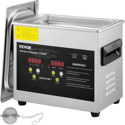 Vevor Ultrasonic Cleaner 3L Digital Parts Cleaner with Heater Timer New