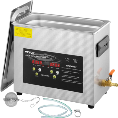 Vevor Ultrasonic Cleaner 6L Digital Parts Cleaner with Heater and Timer New