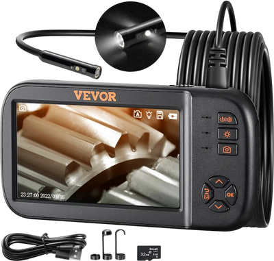 Vevor Borescope Camera Triple Lens 1080P Inspection Camera with 4.5