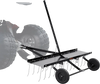 VEVOR Tow Behind Dethatcher, 48-inch Tow Dethatcher with 24 Spring Steel Tines, Lawn Dethatcher Rake for ATV or Mower, Tow Behind Lawn Rake with Lift Handle for Garden Farm Grass