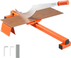 VEVOR 12 inch Vinyl Floor Cutter, 10mm Thick Laminate Flooring Cutter with Cutting Angle Guide, Rubber Handle, Honing Stone, D2 Steel Blade for Cutting Laminate, Vinyl, Home Renovation