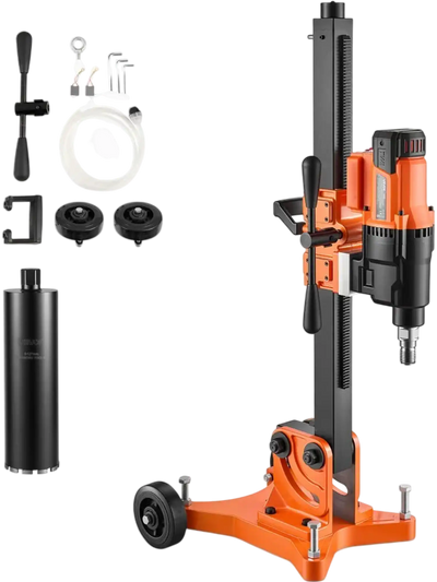Vevor Diamond Core Drilling Machine Dry/Wet Concrete Core Drill Rig with 5