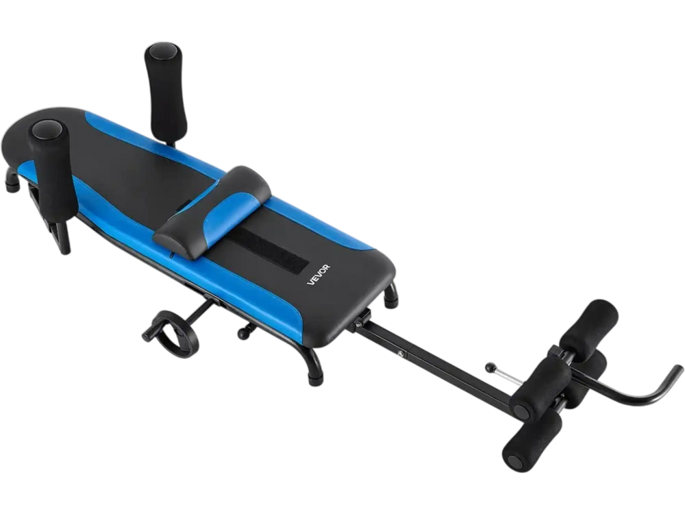 VEVOR Inversion Table, 350 lbs Capacity Heavy Duty Back Inverter Stretcher, Inverted Table with Stable Structure, Adjustable Armrests, Decompression Tables for Shoulders, Neck, Back, Knees
