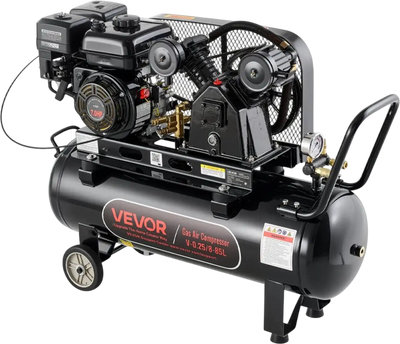 Vevor Gas Powered Air Compressor 20 Gallon 7 HP 4.7 CFM at 90 PSI Air Tank New