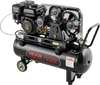 VEVOR 20 Gallon Gas Powered Air Compressor, 7HP 6.2CFM at 90 PSI Air Tank, Gas-Driven Air Compression System with Three-Cylinder Piston Pump, 115 PSI Max Pressure, 2 Wheels for Workshops Constructions