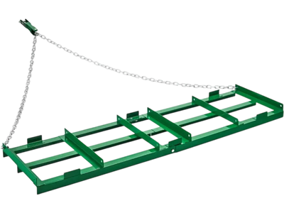 VEVOR Drag Harrow, 6 ft Heavy Duty Tow Behind Drag Harrow with Adjustable Bars & 72 in Chain, Driveway Grader Landscape Rake for ATV, UTV, Tractor, Mower Tow Behind Yard Lawn Leveling Tool