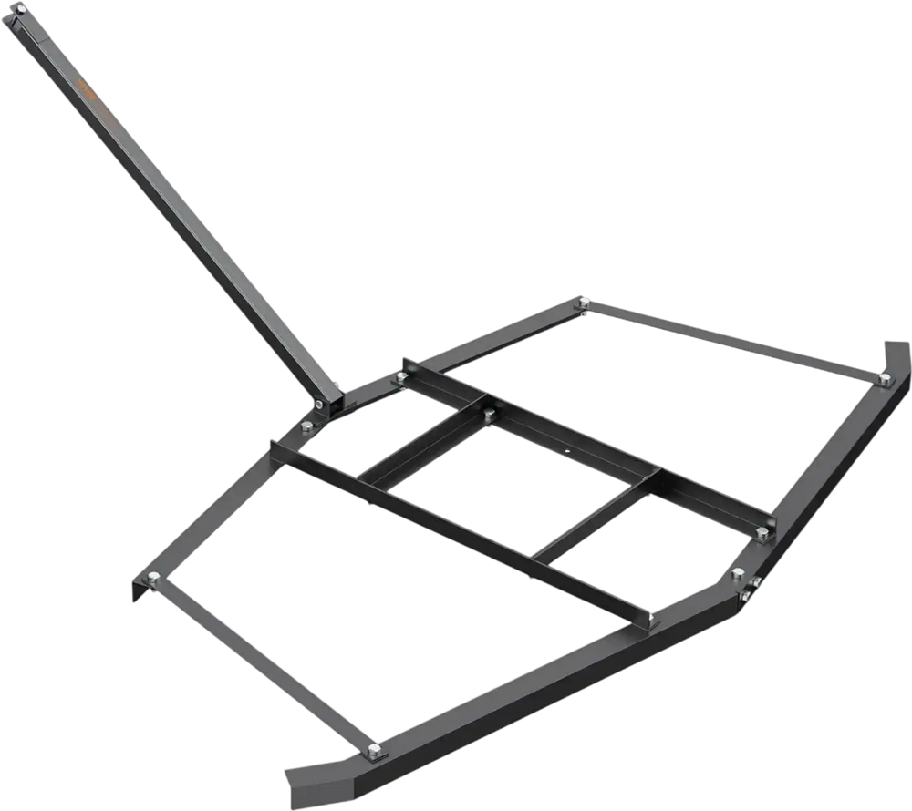 VEVOR Driveway Drag, 76.57" Width Tow Behind Drag Harrow, Q235 Steel Driveway Grader with Adjustable Bars, Support up to 50 lbs, Driveway Tractor Harrow for ATVs, UTVs, Garden Lawn Tractors