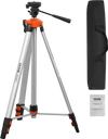 VEVOR Laser Level Tripod, ¼ x 20 Thread Mount, 27.36-68.11 inch Height Adjustment with Integrated Level Bubble Lightweight Laser Scanner Stand, Retractable Legs Aluminum Tripod for Stable Measurement
