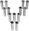VEVOR 13 pcs Precision R8 Collet Set, 1/8'' - 7/8'', 45# Mill Collet Chuck 0.0012"/30μm TIR with 13 Labeled Storage Boxes, for Milling Machine Drill Presses Boring Machine Machining Center