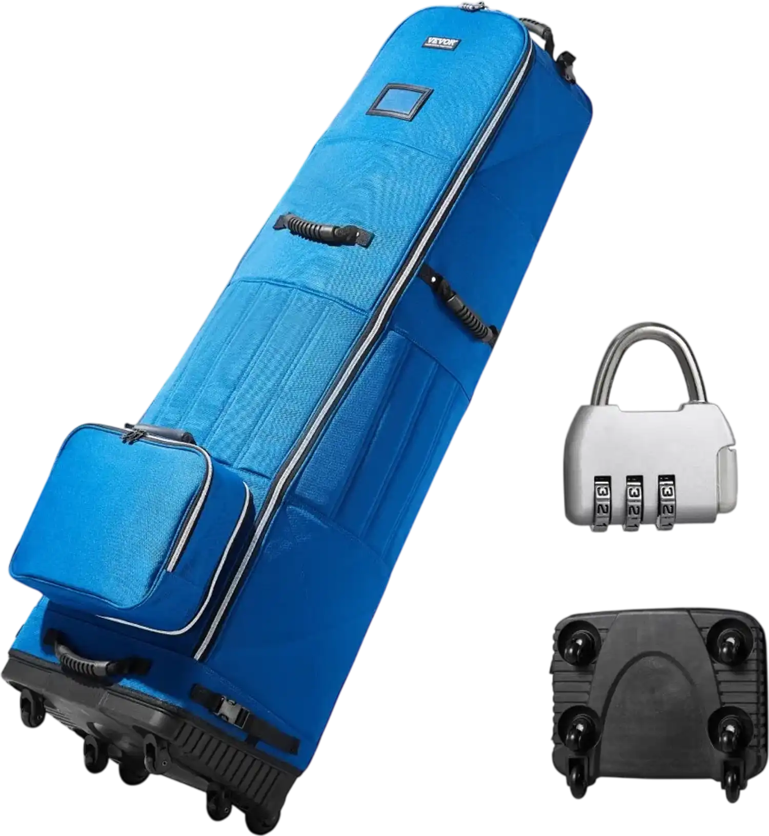 Vevor Golf Travel Bag Wheeled 1200D Padded Cover New