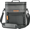 VEVOR Soft Cooler Bag, 30 Cans Soft Sided Cooler Bag Leakproof with Zipper, Waterproof Soft Cooler Insulated Bag, Lightweight & Portable Collapsible Cooler for Beach, Hiking, Picnic, Camping, Travel