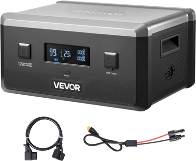 Vevor Expansion Battery 2160Wh LiFePO4 Portable Power Station Extra Battery New