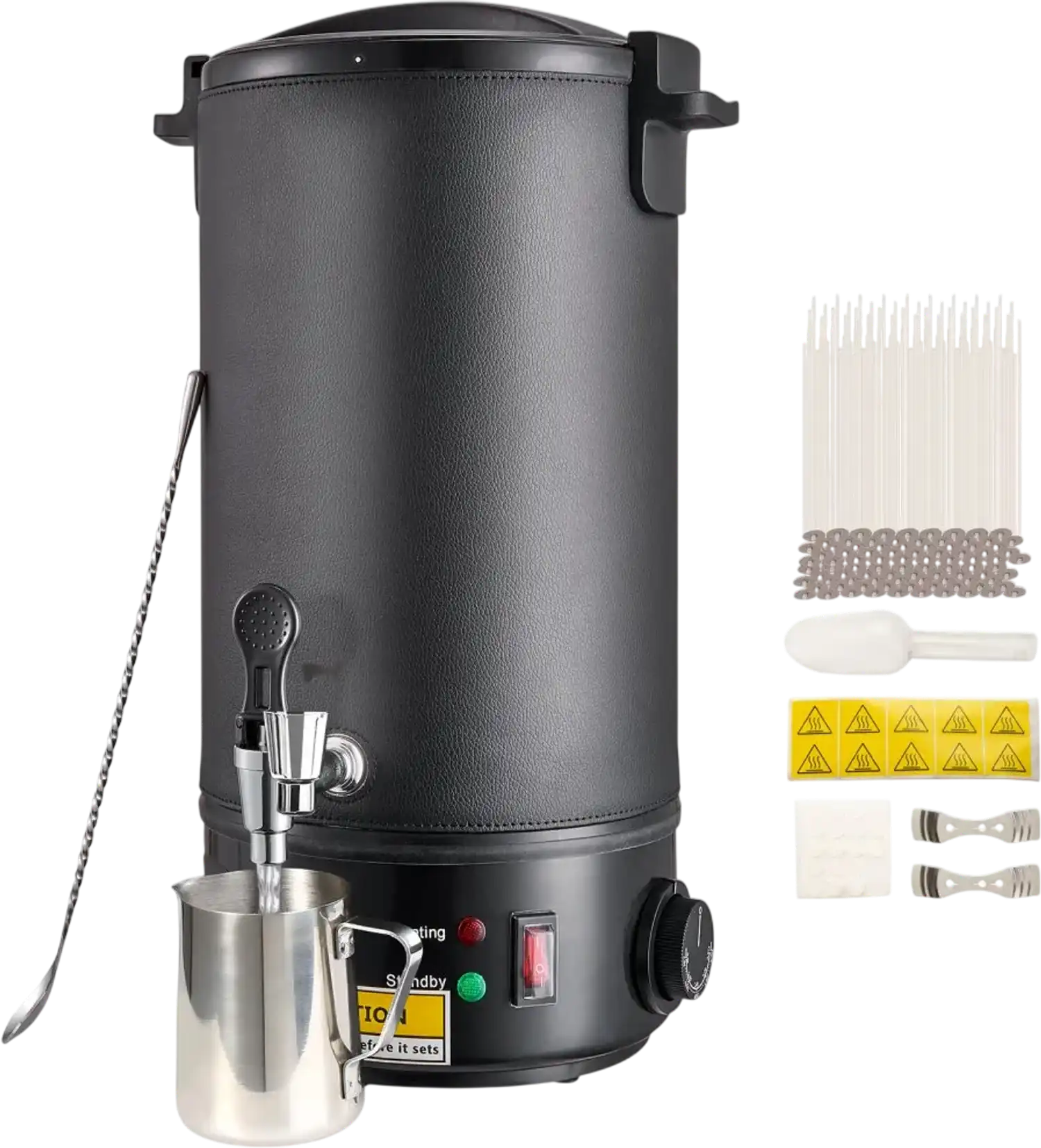 Vevor Wax Melter 10L Electric Wax Melting Pot for Candle Making with Easy Pour Spout and 9-Level Temp Control New