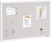 VEVOR 36"x24" White Cork Board with Linen Surface – Stylish Wall-Mounted Bulletin Board for Home, School, Office – Elegant & Functional Noticeboard
