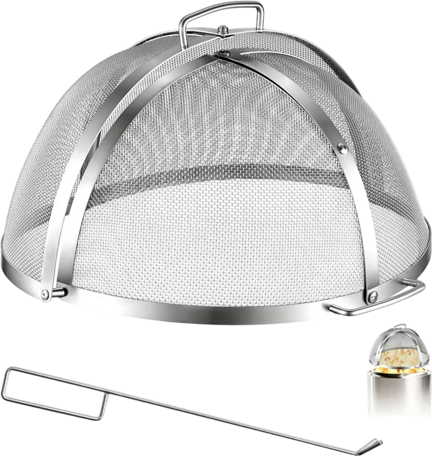 Vevor Fire Pit Spark Screen 19