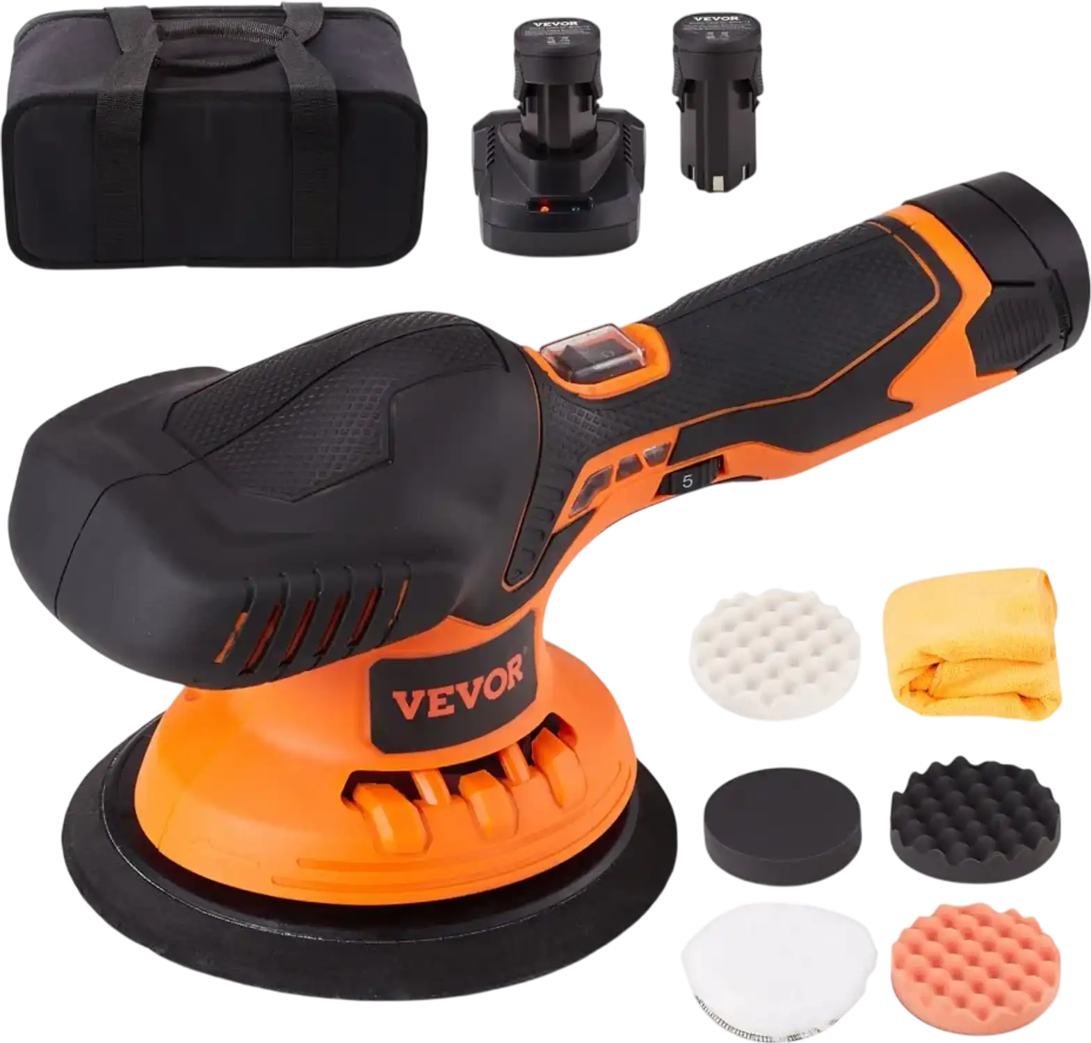 Vevor Polisher Cordless Dual Action Car Buffer 6