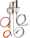 VEVOR Gas Pilot Assembly, OE 4021-732, 25660 Fireplace Gas Pilot Assembly, Natural Gas Ignition Replacement with Pilot Tube, Thermocouple, Thermopile, Wires, Compatible with Heatilator Models