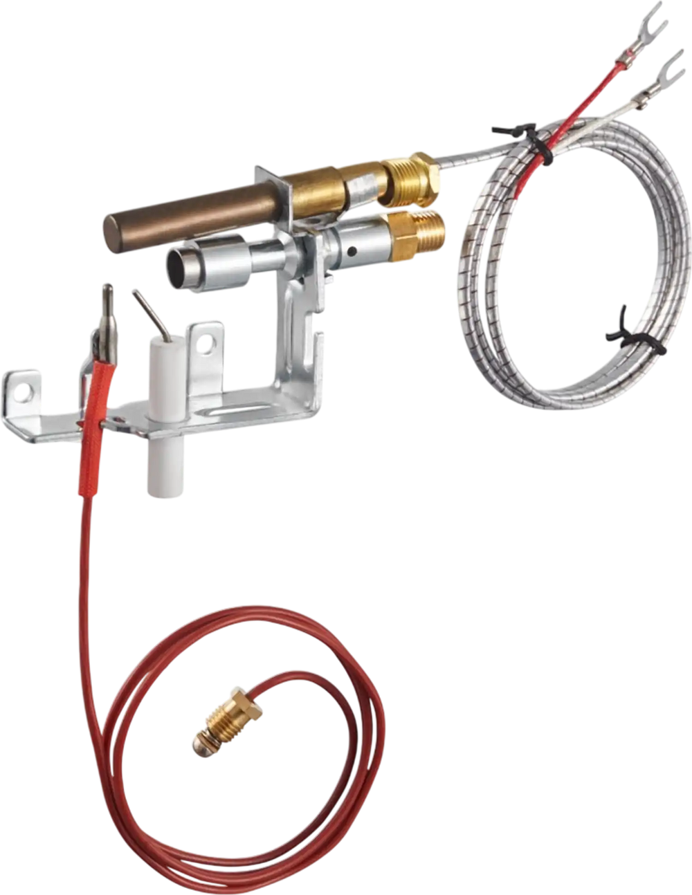 VEVOR Gas Pilot Assembly, OE 103779-01, PP231, NG8218 Fireplace Natural Gas Ignition Replacement, Compatible with CIVF-25, CIVF-25CF, VFH-33M, VFH-33R, VFH-33T, VFHS-20R, VFSR-16, VFSR-18 Models