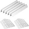 VEVOR Flavorizer Bars and Heat Deflectors, 17 inch Grill Replacement Part, for Weber Genesis 300 Series Grills, Including E310 E320 E330 S310 S320 S330, Stainless Steel Thicker Heat Plate, 7 Pack