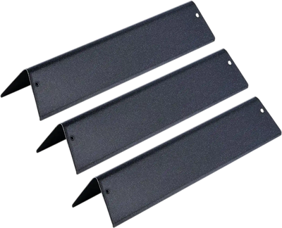 VEVOR Flavorizer Bars, 15 in Grill Replacement Part, for Weber Spirit I & II 200 Series Grills, Including Spirit ll E-210, ll E-220, ll S-210, E-210, S-210, Porcelain-enameled Steel Heat Plate, 3 Pack