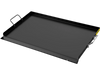 VEVOR Carbon Steel Griddle, 16" x 24" Griddle Flat Top Plate, Griddle for BBQ Charcoal/Gas Gril with 2 Handles, Rectangular Flat Top Grill with Extra Drain Hole for Tailgating and Parties