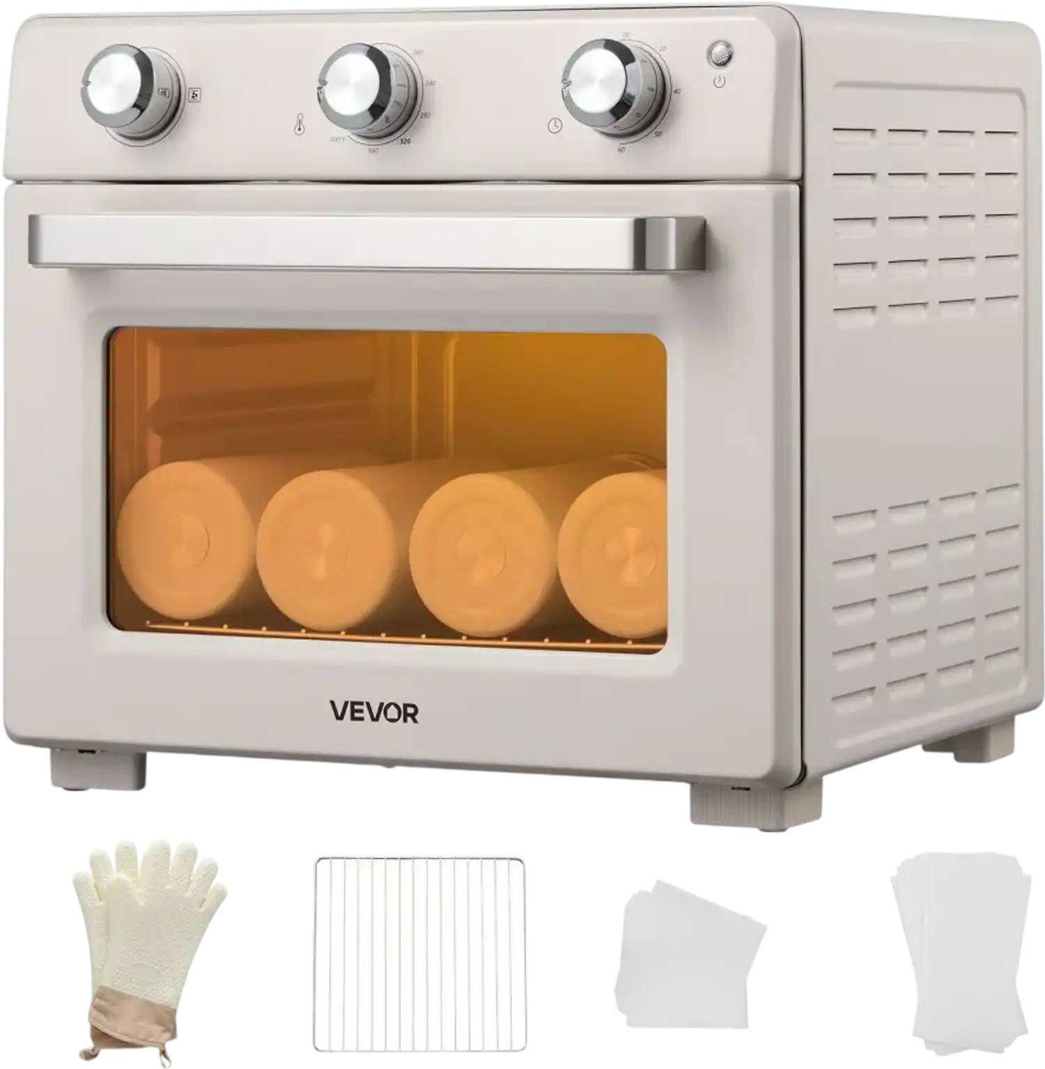 Vevor Sublimation Oven 26.4 qt 360° Turbo Convection Off-White New