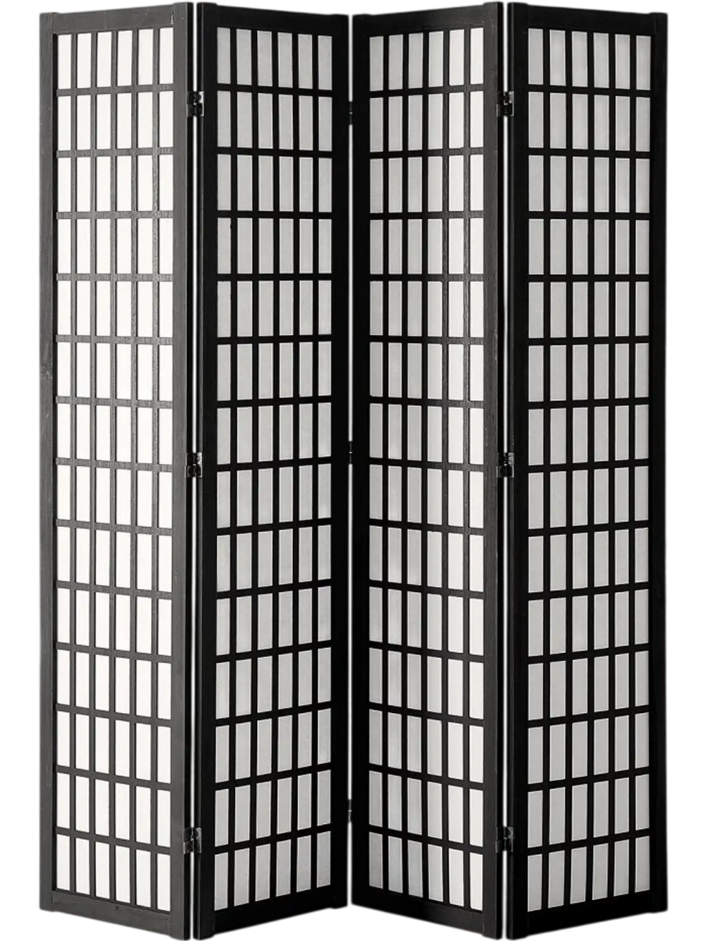VEVOR Room Divider, 4 Panel Japanese Room Divider, Wood Folding Privacy Screen Indoor, Japanese Partition Dividers Portable Decoration Screens, for Room Separation Home Office Restaurant & Bedroom