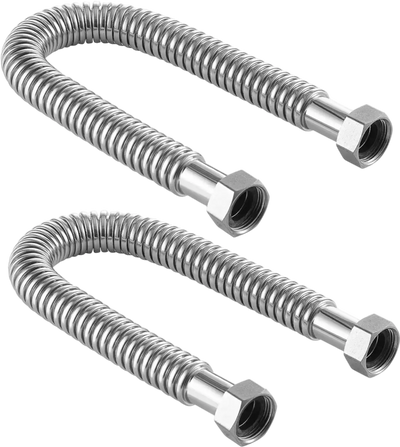 VEVOR Water Heater Kit, 24 Inch Length Water Heater Flex Connector, Waters Heaters Installation Kit with 1