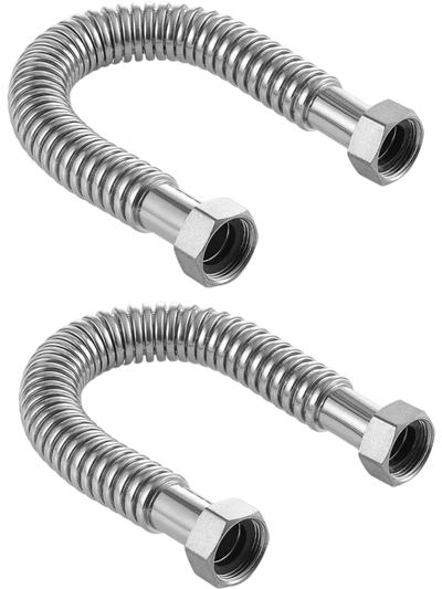 VEVOR Water Heater Kit, 18 Inch Length Water Heater Flex Connector, Waters Heaters Installation Kit with 1