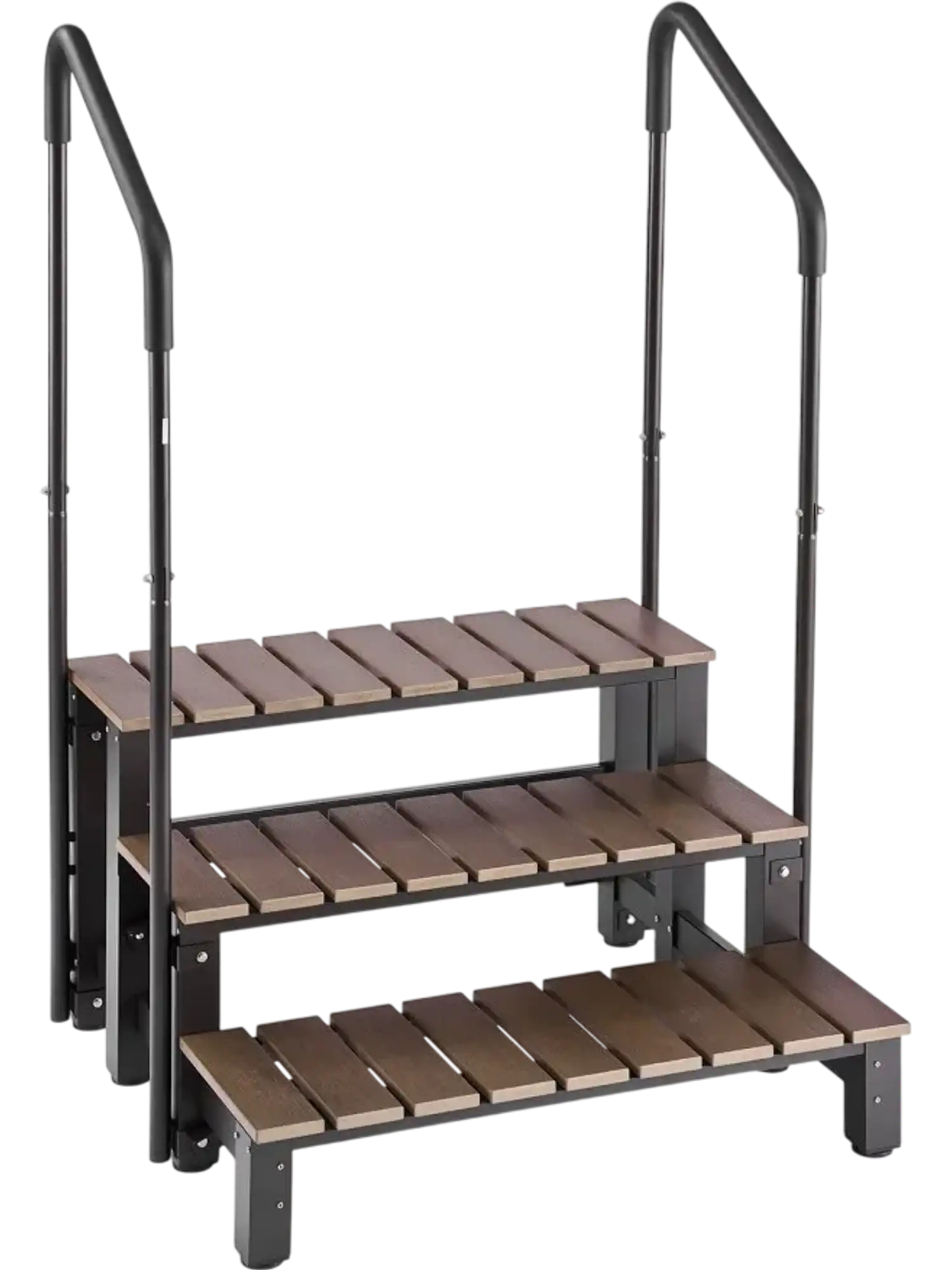 Vevor Hot Tub Steps 3-Step Outdoor Spa Stairs with Handrail New