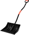 VEVOR Snow Shovel for Driveway, 17 in Wide Plastic Snow Shovel with D-shaped Handles & Aluminum Blade, Large Capacity Snowplow Shovels, Lightweight Snows Removal Tool for Garden Car Camping