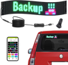 VEVOR Programmable LED Sign, P6 Full Color LED Scrolling Panel, DIY Custom Text Animation Pattern Display Board, Bluetooth APP Control Message Shop Sign for Store Business Car Advertising, 27"x5"